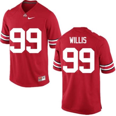 Men's Ohio State Buckeyes #99 Bill Willis Red Nike NCAA College Football Jersey October BSE3844GI